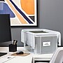 Staples Wing Lid File Totes, Letter Size, Clear (140166/139585)~#|#~s1219654_sc7