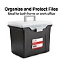 TRU RED™ Weather-Resistant File Box, Letter, Black, 4/Carton (TR57622CT)~#|#~s1219697_sc7
