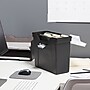 TRU RED™ Slim Portable File Tote, Letter Size, Black, 5/Carton (TR58297CT)~#|#~s1219699_sc7