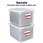 TRU RED™ Store & Slide Weather-Resistant File Box, Letter/Legal, Clear, 4/Carton (TR57621CT)~#|#~s1219746_sc7