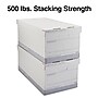 Staples Medium Duty 50% Recycled Corrugated File Box with Lift Off Lid, Letter Size, White/Gray, 4/Carton (2489603/2489602)~#|#~s1219751_sc7