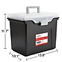 TRU RED™ Weather-Resistant File Box, Letter, Black, 4/Carton (TR57622CT)~#|#~s1219755_sc7