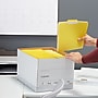 Staples Medium Duty 50% Recycled Corrugated File Box with Lift Off Lid, Letter Size, White/Gray, 4/Carton (2489603/2489602)~#|#~s1219758_sc7