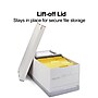 Staples Medium Duty 50% Recycled Corrugated File Box with Lift Off Lid, Letter Size, White/Gray, 4/Carton (2489603/2489602)~#|#~s1219804_sc7