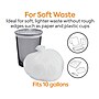 Coastwide Professional™ 7-10 Gallon Trash Bag, 24" x 24", High Density, 8 mic, Natural, 1000 Bags/Box (CW25412)~#|#~s1219872_sc7