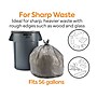 Coastwide Professional™ 50-56 Gallon Trash Bag, 43" x 47", Low Density, 0.95 mil, Gray, 100 Bags/Box (CW50715)~#|#~s1219878_sc7