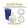 Coastwide Professional™ 30 Gallon Trash Bag, 30" x 37", High Density, 8 mic, Natural, 500 Bags/Box (CW57407)~#|#~s1219887_sc7