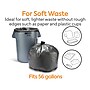 Coastwide Professional™ 50-56 Gallon Trash Bag, 43" x 48", High Density, 16 mic, Black, 200 Bags/Box (CW57392)~#|#~s1219888_sc7