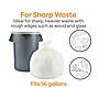 Coastwide Professional™ 50-56 Gallon Trash Bag, 43" x 47", Low Density, 1.1 mil, Clear, 100 Bags/Box (CW57393)~#|#~s1219890_sc7