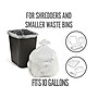 Perk™ 10 Gallon Kitchen Trash Bag, 24" x 24", High Density, 0.36 mil, Clear, 300 Bags/Box (PK56746)~#|#~s1219915_sc7