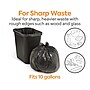 Coastwide Professional™ 7-10 Gallon Trash Bag, 24" x 23", Low Density, 0.35 mil, Black, 500 Bags/Box (CW21759)~#|#~s1219979_sc7