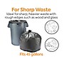 Coastwide Professional™ 40-45 Gallon Trash Bag, 40" x 46", Low Density, 1.3 mil, Black, 100 Bags/Box (CW22340)~#|#~s1220006_sc7