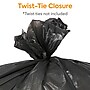 Coastwide Professional™ AccuFit 32 Gallon Trash Bag, 33" x 44", Low Density, 0.9 mil, Black, 100 Bags/Box (CW22751)~#|#~s1220037_sc7