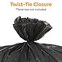 Coastwide Professional™ 40-45 Gallon Trash Bag, 40" x 48", High Density, 22 mic, Black, 150 Bags/Box (CW17713)~#|#~s1220066_sc7