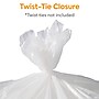 Coastwide Professional™ AccuFit 44 Gallon Trash Bag, 37" x 50", Low Density, 1.3 mil, Clear, 100 Bags/Box (CW25526)~#|#~s1220075_sc7