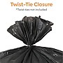 Coastwide Professional™ 55-60 Gallon Trash Bag, 38" x 60", High Density, 22 mic, Black, 150 Bags/Box (CW17712)~#|#~s1220080_sc7