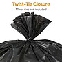 Coastwide Professional™ AccuFit 23 Gallon Trash Bag, 28" x 45", Low Density, 0.9 mil, Black, 200 Bags/Box (CW22932)~#|#~s1220095_sc7