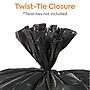 Coastwide Professional™ 55-60 Gallon Trash Bag, 38" x 58", Low Density, 0.95 mil, Black, 100 Bags/Box (CW18188)~#|#~s1220106_sc7