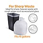 Coastwide Professional™ 12-16 Gallon Trash Bag, 32" x 24", Low Density, 0.7 mil, Clear, 250 Bags/Box (CW18210)~#|#~s1220215_sc7
