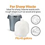 Coastwide Professional™ 40-45 Gallon Trash Bag, 40" x 46", Low Density, 0.74 mil, White, 100 Bags/Box (CW18192)~#|#~s1220222_sc7