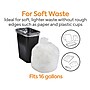 Coastwide Professional™ AccuFit 16 Gallon Trash Bag, 24" x 33", High Density, 6 mic, Natural, 1000 Bags/Box (CW18196)~#|#~s1220239_sc7