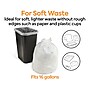 Coastwide Professional™ 12-16 Gallon Trash Bag, 24" x 33", High Density, 8 mic, Natural, 1000 Bags/Box (CW19243)~#|#~s1220288_sc7