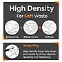 Coastwide Professional™ 12-16 Gallon Trash Bag, 24" x 33", High Density, 13 mic, Natural, 500 Bags/Box (CW57406)~#|#~s1220314_sc7