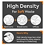 Coastwide Professional™ 12-16 Gallon Trash Bag, 24" x 33", High Density, 8 mic, Black, 1000 Bags/Box (CW50709)~#|#~s1220319_sc7