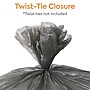 Coastwide Professional™ 12-16 Gallon Trash Bag, 24" x 33", High Density, 8 mic, Black, 1000 Bags/Box (CW50709)~#|#~s1220327_sc7