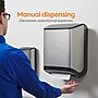 Coastwide Professional J-Series Manual Hardwound Paper Towel Dispenser, Black/Metallic (CWJMHT-S-CC)~#|#~s1220958_sc7