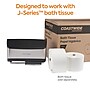 Coastwide Professional™ J-Series Duo Bath Tissue Dispenser, Black/Metallic (CWJ2BT-S)~#|#~s1220983_sc7