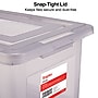 Staples Weather-Resistant File Box, Letter/Legal Size, Frost Gray, 4/Carton (TR57623CT)~#|#~s1220992_sc7