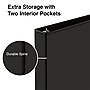 Staples 1" 3-Ring View Binders, Black, 12/Pack (23733/21685)~#|#~s1221743_sc7