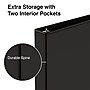 Staples 2" 3-Ring View Binder, Black (ST23722-CC)~#|#~s1221763_sc7
