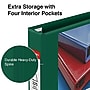 Staples Heavy‑Duty View Binder, 1.5" D‑Ring, Green, Reinforced Spine, Durable 3‑Ring Binder for School, Office & High‑Use Filing~#|#~s1221795_sc7