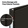 Staples Heavy Duty 2" 3-Ring Non-View Binder, D-Ring, Black (ST56239-CC)~#|#~s1221799_sc7