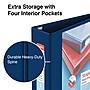 Staples Heavy Duty 3" 3-Ring View Binder, D-Ring, Blue (ST56271-CC)~#|#~s1221845_sc7
