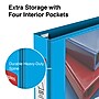 Staples Heavy Duty 1 1/2" 3-Ring View Binder, D-Ring, Light Blue (ST56286-CC)~#|#~s1221861_sc7