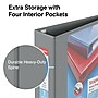 Staples Heavy Duty 3" 3-Ring View Binder, D-Ring, Gray (ST56331-CC)~#|#~s1221864_sc7