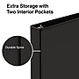 Staples 2" 3-Ring View Binders, Black, 12/Pack (23722/21689)~#|#~s1221883_sc7