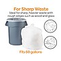 Coastwide Professional™ 55-60 Gallon Trash Bag, 38" x 58", Low Density, 1 mil, Clear, 100 Bags/Box (CW17968)~#|#~s1222199_sc7