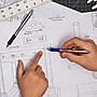Paper Mate Profile Metal Barrel Retractable Ballpoint Pen, Medium Point, Blue Ink, 2/Pack (2130519)~#|#~s1222333_sc7