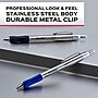 Paper Mate Profile Metal Barrel Retractable Ballpoint Pen, Medium Point, Blue Ink, 2/Pack (2130519)~#|#~s1222336_sc7