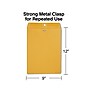 Staples Clasp Close Kraft Catalog Envelopes, 9"L x 12"H, Brown, 250/Box (487493/17242)~#|#~s1223342_sc7