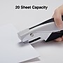 Staples Deluxe Heavy-Duty Handheld Stapling Pliers, 20-Sheet Capacity, Black/Gray (24546/17584)~#|#~s1223351_sc7