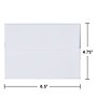 Staples Photo A6 Invitation Envelopes, 4 3/4" x 6 1/2", White, 50/Box (ST16985-CC)~#|#~s1223354_sc7