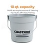 Coastwide Professional™ Plastic Bucket, 10 Quart, Gray (CW58017)~#|#~s1223761_sc7