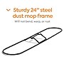 Coastwide Professional™ Dust Mop Frame, 24" x 5", Black (CW56764)~#|#~s1223791_sc7