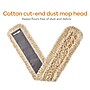 Coastwide Professional™ Cut-End Dust Mop Head, Cotton, 60" x 5", White (CW56756)~#|#~s1223833_sc7