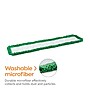 Coastwide Professional™ Looped-End Dust Mop Head, Microfiber, 36" x 5", Green (CW56771)~#|#~s1223848_sc7